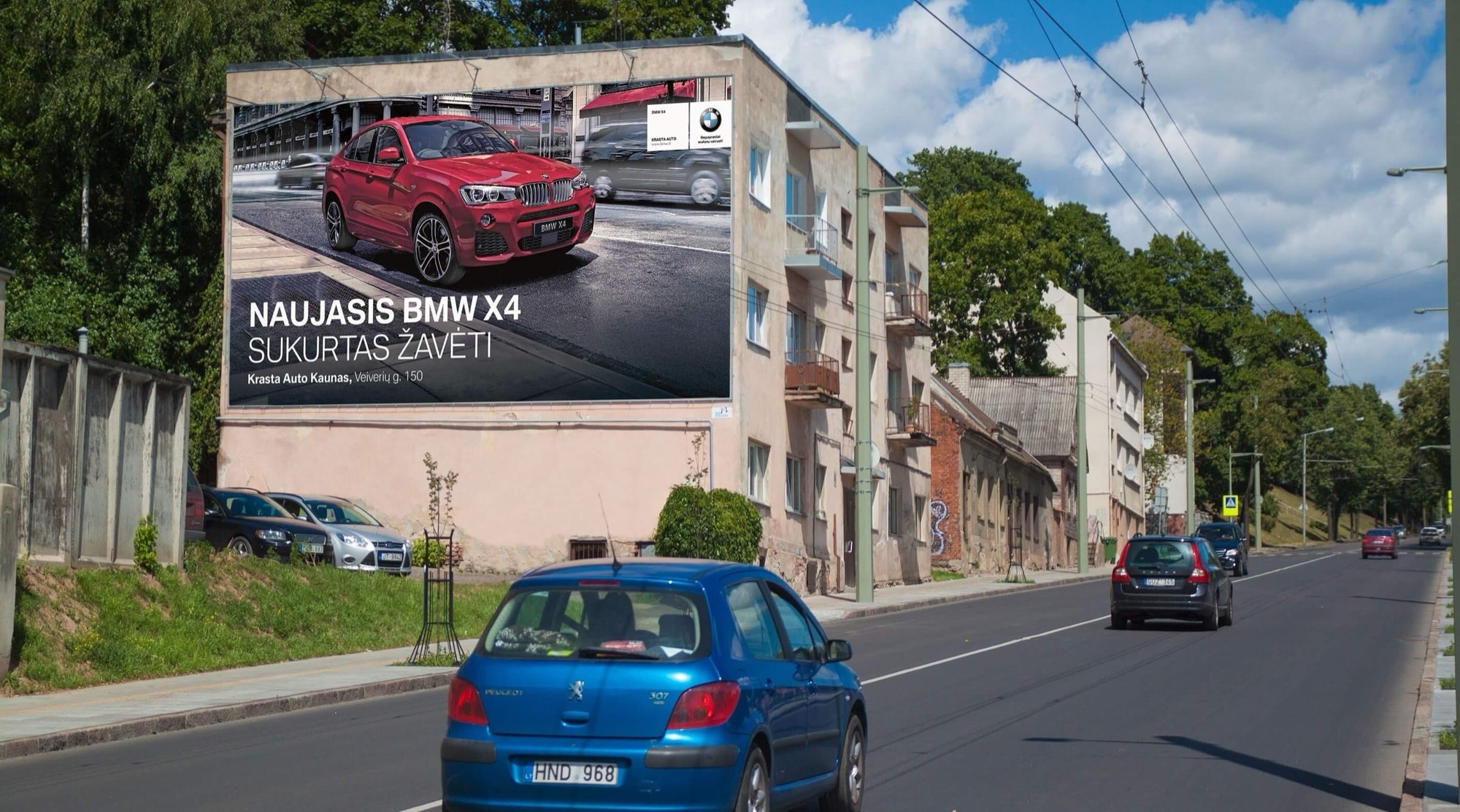 Reklamos stendas Savanorių pr. 51, Kaunas — Reklamos stendas Kaunas