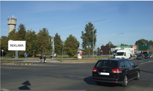 Reklamos stendas – Smėlynės - Kerbedžio g., Panevėžys — Reklamos stendas Panevėžys