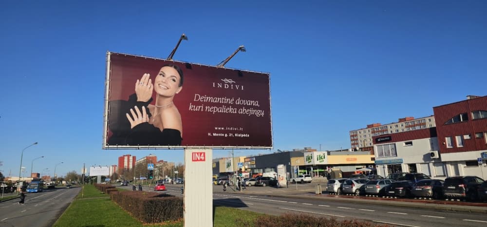 Reklamos stendas Taikos pr. 119E, Klaipėda (PC BIG) (A pusė)