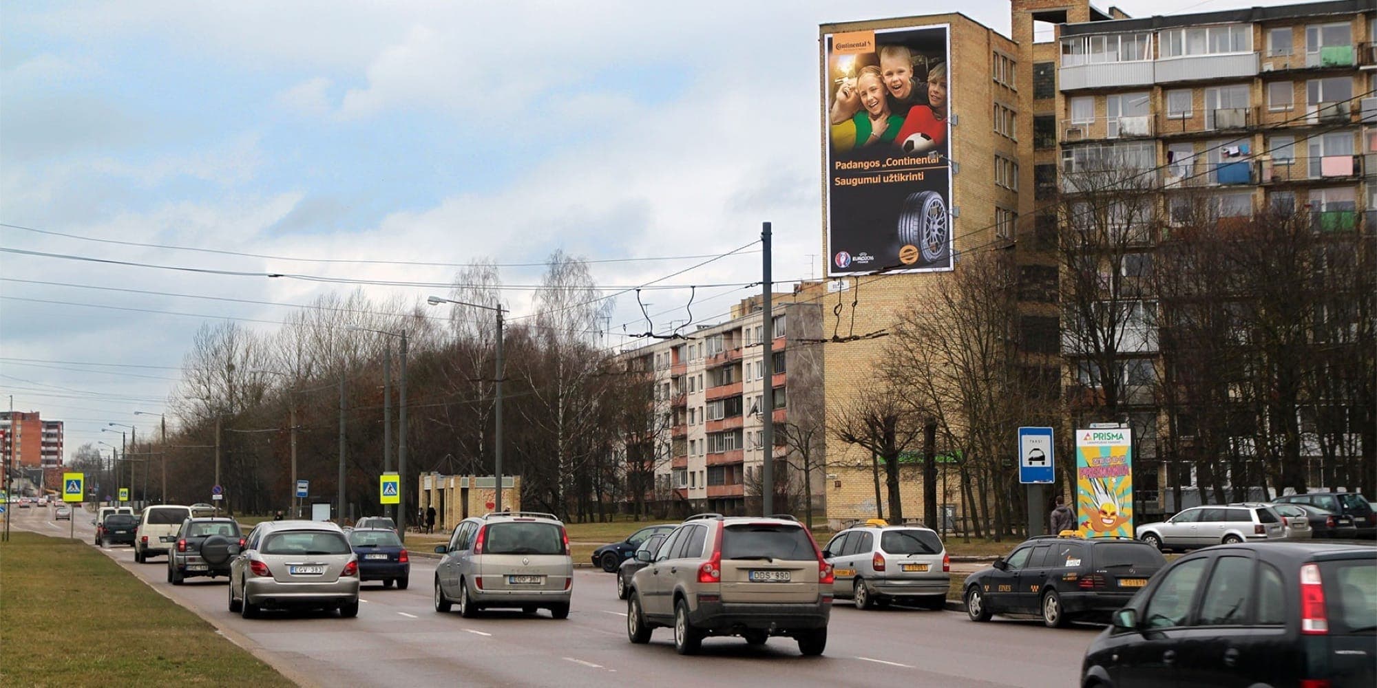 Reclamebord Taikos pr. 39, Kaunas — Reclamebord Kaunas