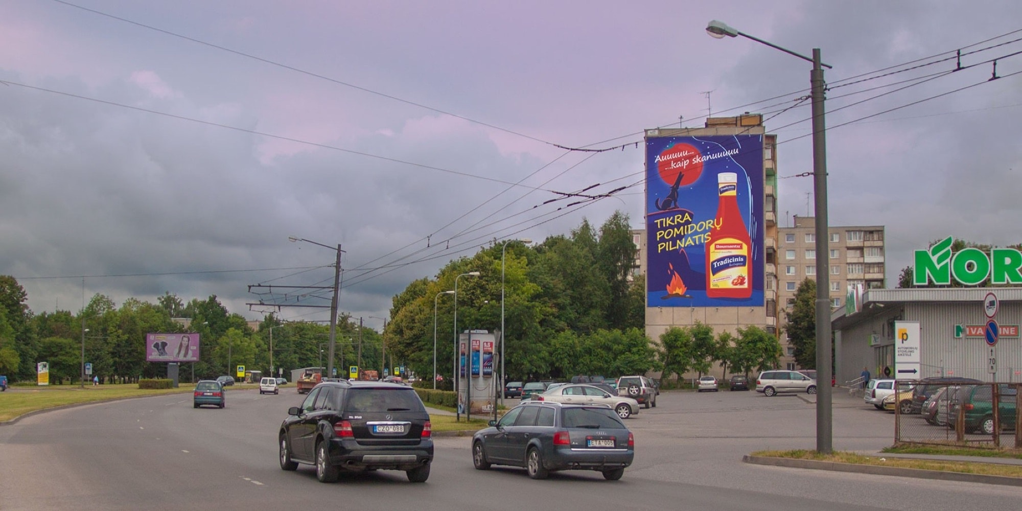 Reklamos stendas Taikos pr. 79, Kaunas — Reklamos stendas Kaunas