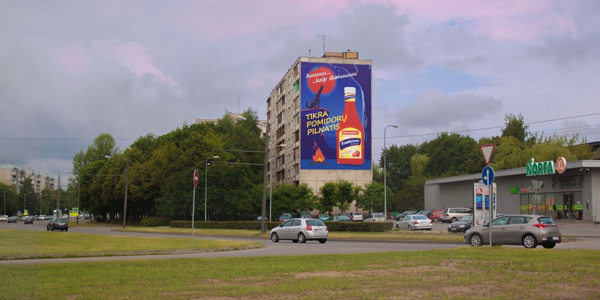 Reklamos stendas Taikos pr. 79, Kaunas — Reklamos stendas Kaunas