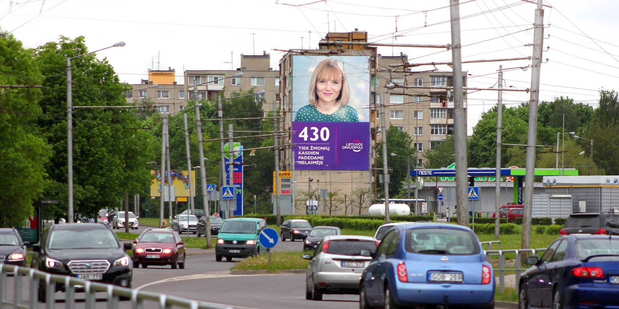 Reklamos stendas Taikos pr. 79, Kaunas — Reklamos stendas Kaunas