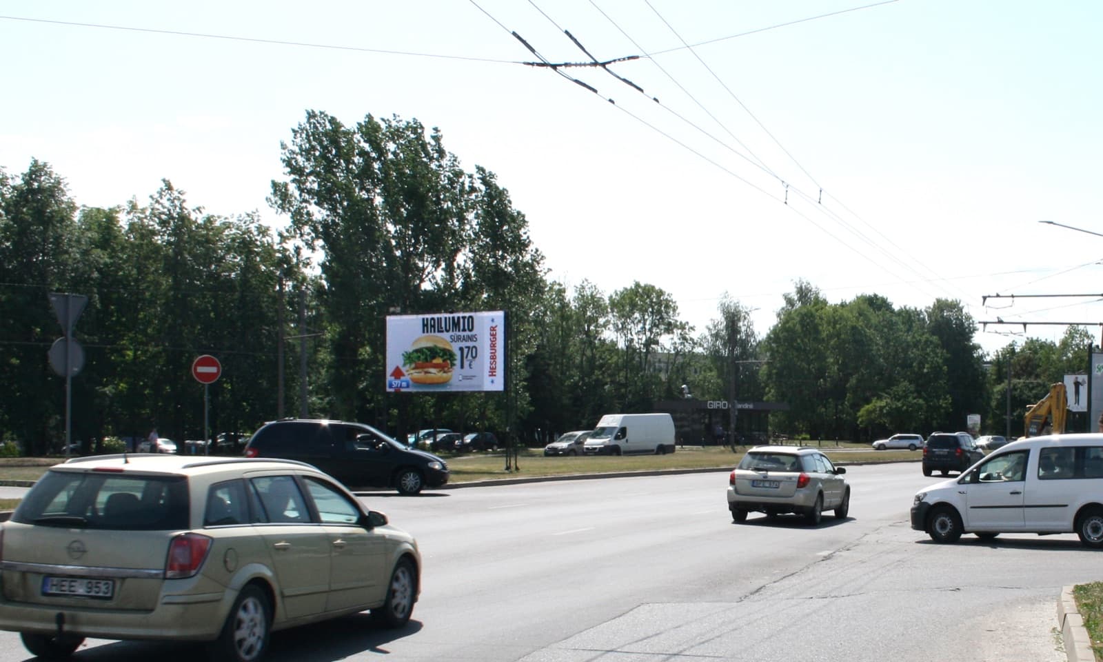 Reklaamistend Taikos pr., Kovo 11-osios g. ristmiku lähedal, Kaunas (A pool) — Reklamos stendas Kaunas