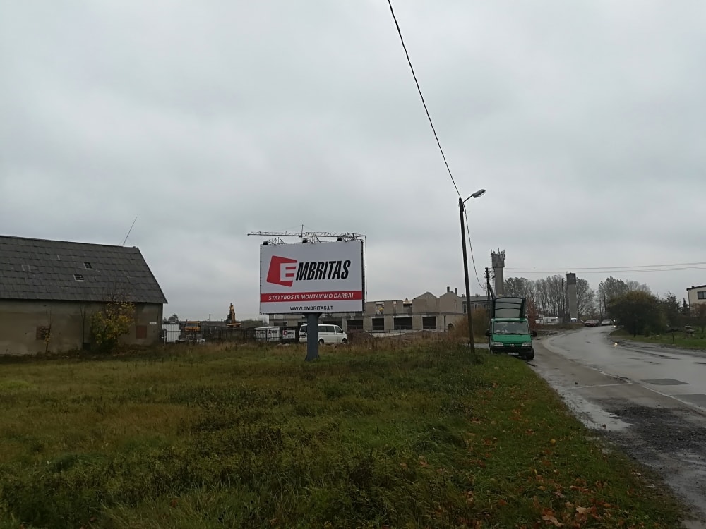 Reklameplakat Tauralaukis, Klaipėda (A-side) — Reklamos stendas Klaipėda