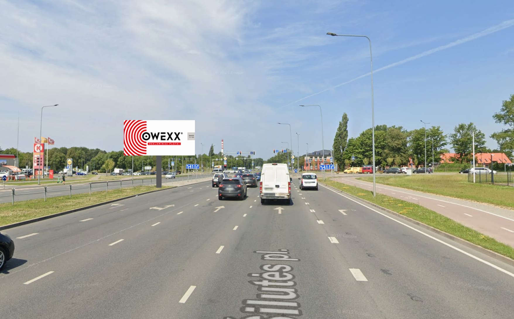 Reklamos stendas Tilžės g., Klaipėda — Reklamos stendas Klaipėda