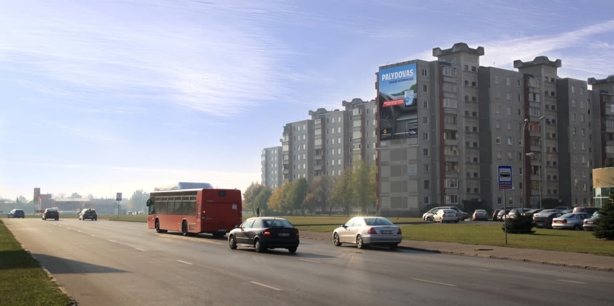 Reklamos stendas – Žemaičių pl. 40, prie PC IKI, link centro, Kaunas, B pusė