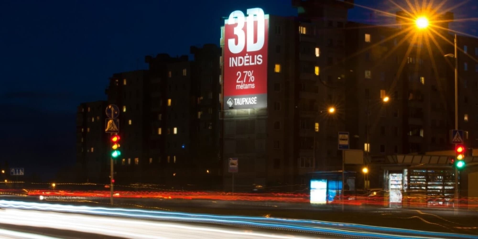 Reklamos stendas – Žemaičių pl. 40, prie PC IKI, link centro, Kaunas, A pusė
