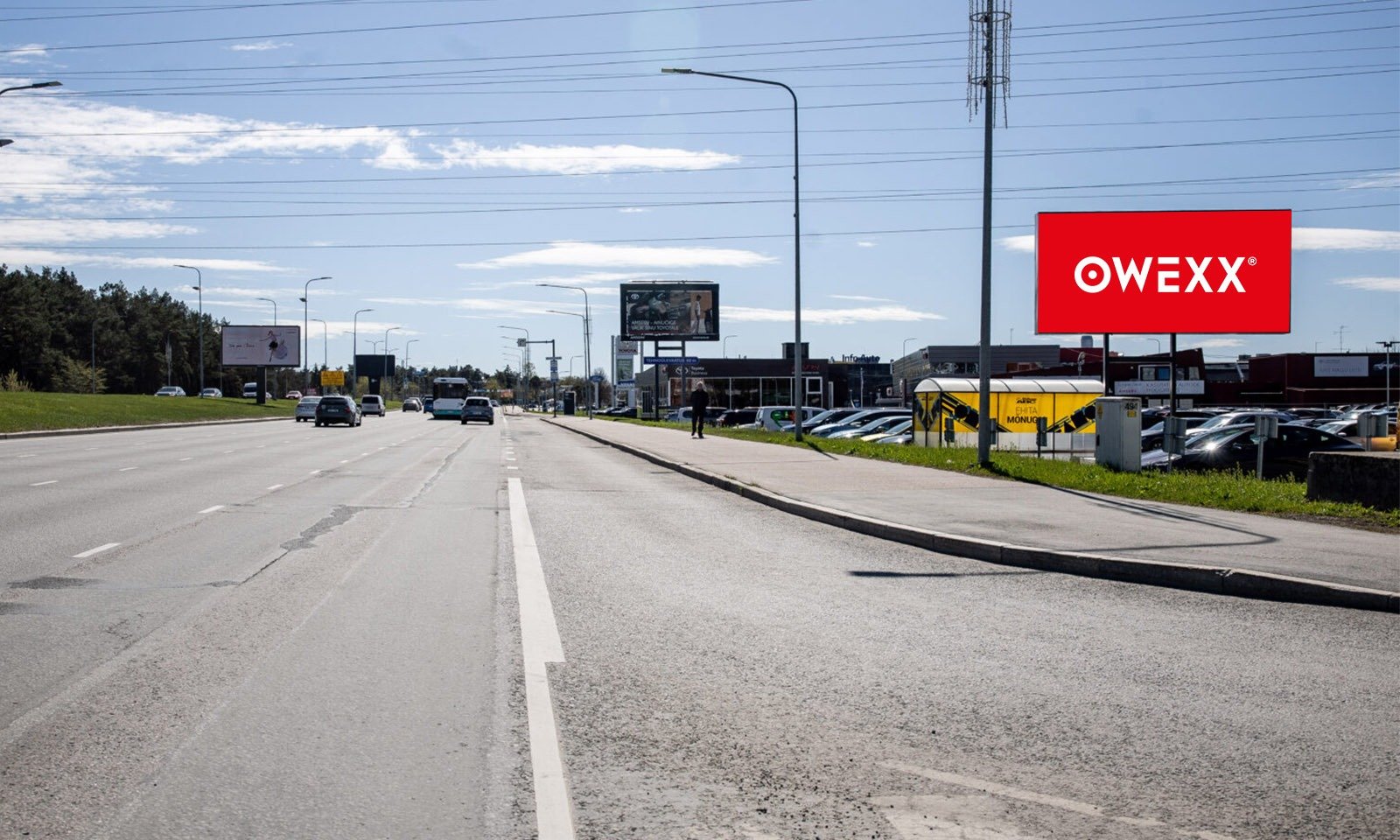 Ekranas „Pärnu mnt Järve“, Talinas — LED lauko ekranas Talinas