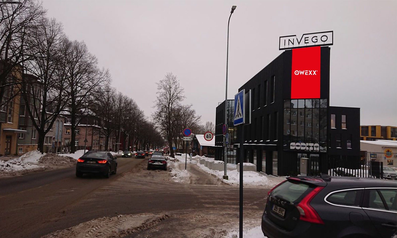 Ekranas „Telliskivi“, Talinas — Vertikalus ekranas Talinas