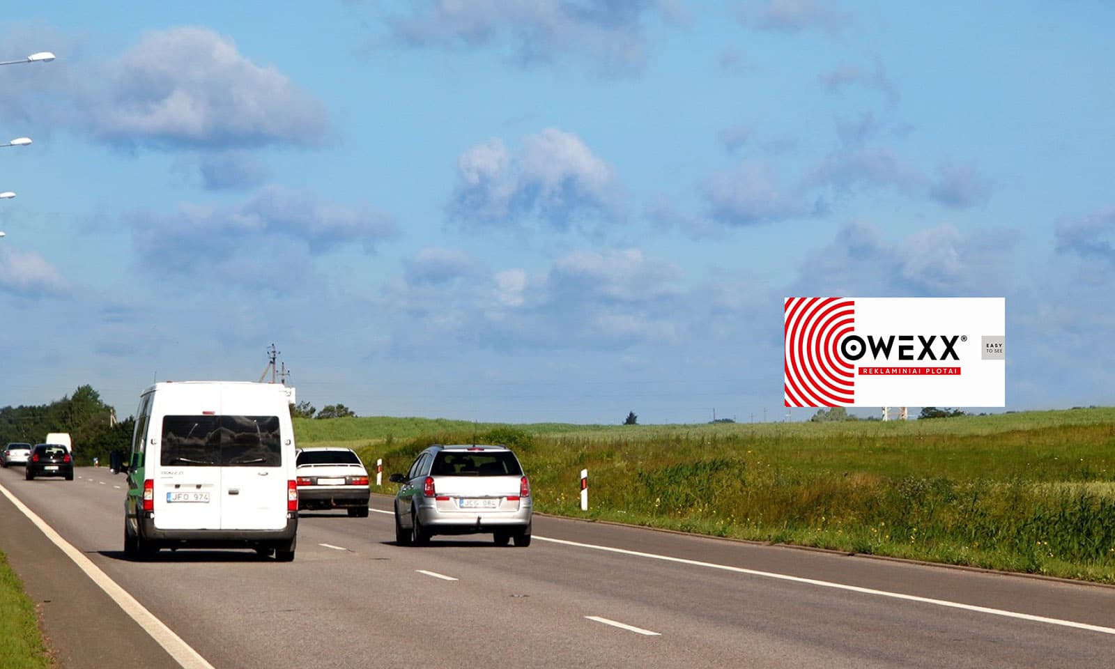 Reklamos stendas Autostrada A1, Vilnius - Kaunas (dešinėje pusėje), 41 km nuo Vilniaus