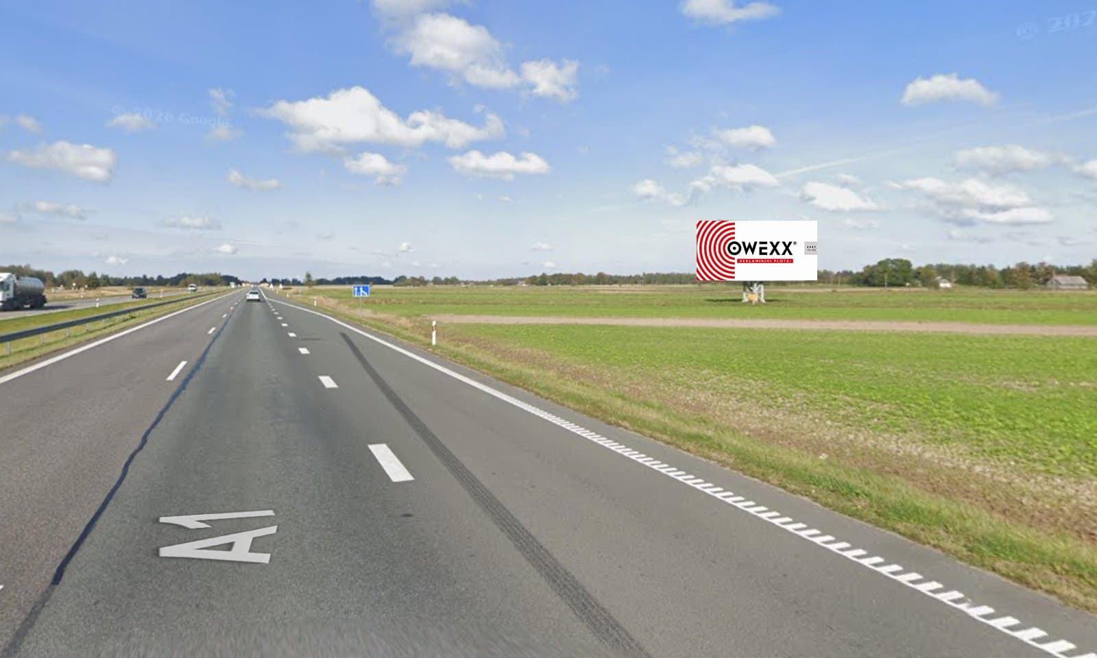 Reklamos stendas Nr. 6, A1 198km (Nemakščiai)