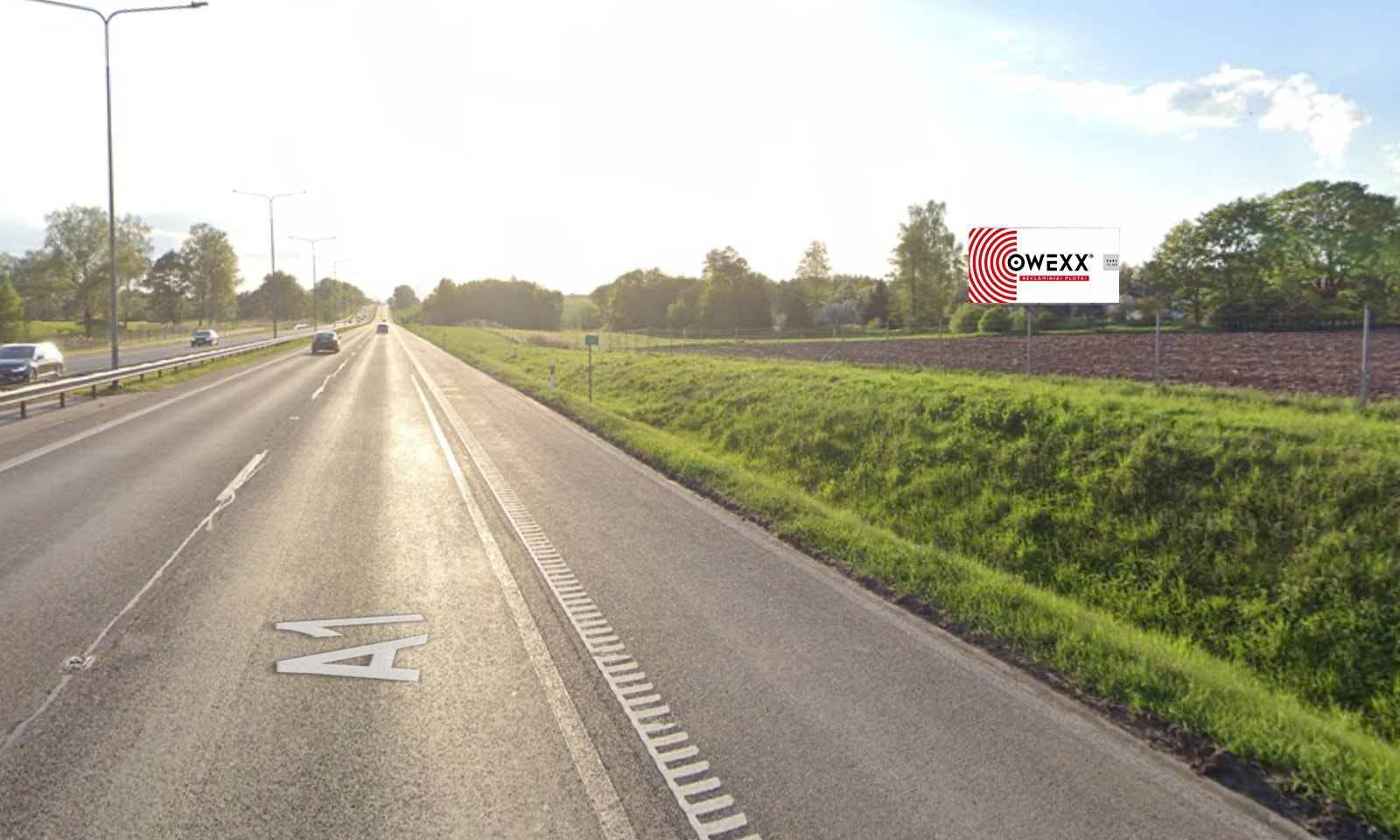 Reklamos stendas Nr. 8, A1 50km (Lubakos k.)