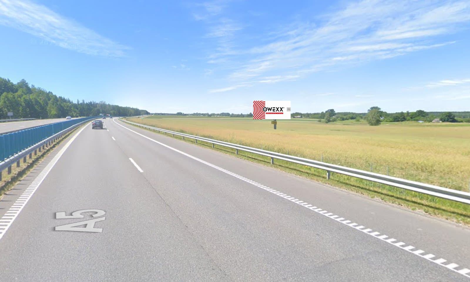 Reklamos stendas Nr. 3, Kazlų Rūdos savivaldybėje, A5 Kaunas – Marijampolė – Suvalkai, 41km (A pusė)