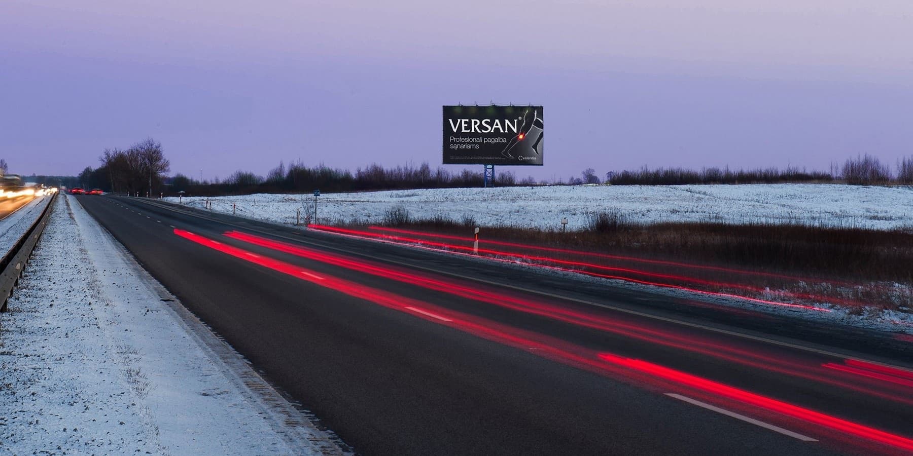 Reklamos stendas Automagistralė A1, Kaunas - Vilnius (dešinėje pusėje), 76.7 km nuo Vilniaus — Reklamos stendas Pagrindiniai keliai