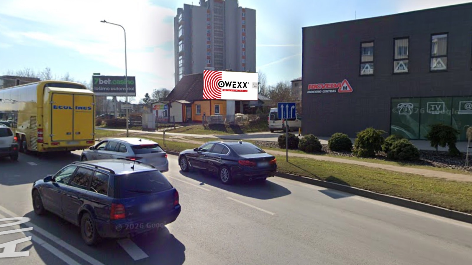 J. Basanavičiaus ja Vilniaus-kadun risteys, Panevėžys — Mainosteline Panevėžys