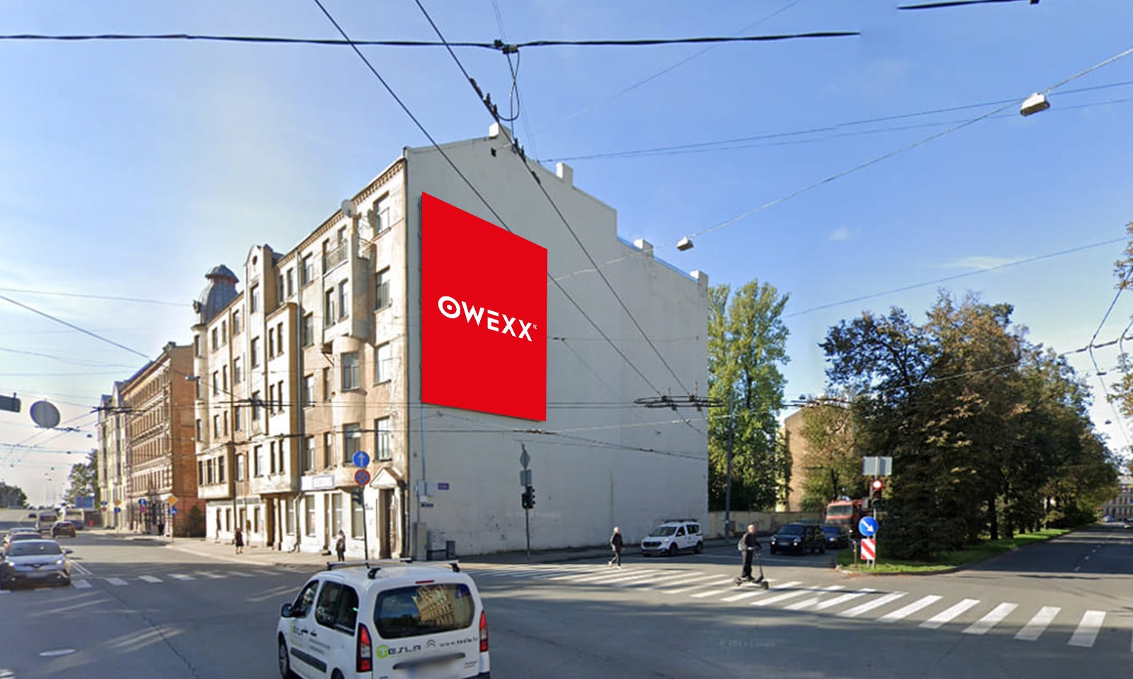 Ekrāns – Lāčplēša iela 112 — Vertikāls ekrāns Ryga