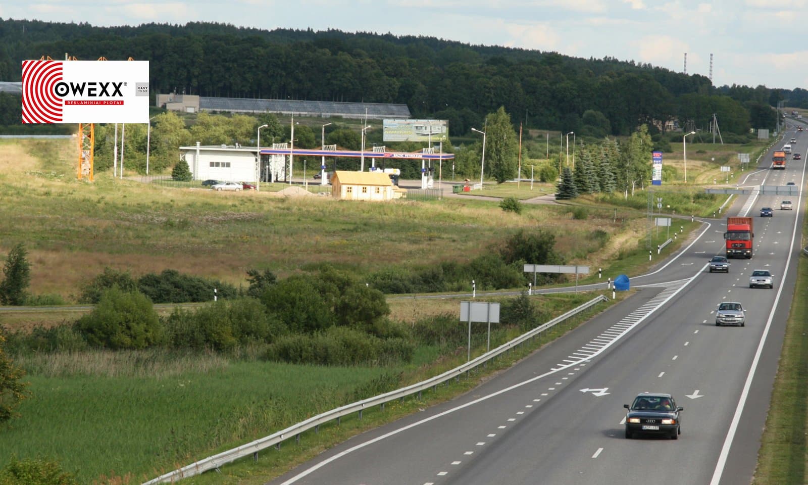 Kaunas - Vilnius, 63,4 km do Vilniusa (lijeva strana)