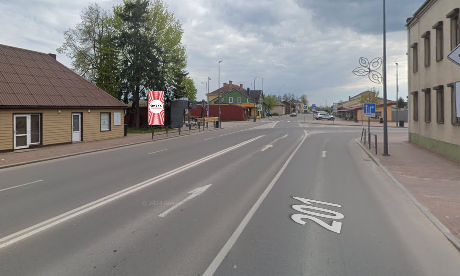 Reklamos stendas Kudirkos g., Marijampolė