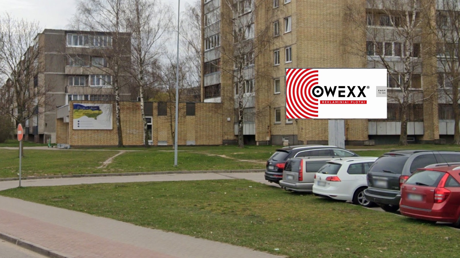 Reklamos stendas Nemuno g., PC „IKI“ aikštelė, Panevėžys — Reklamos stendas Panevėžys
