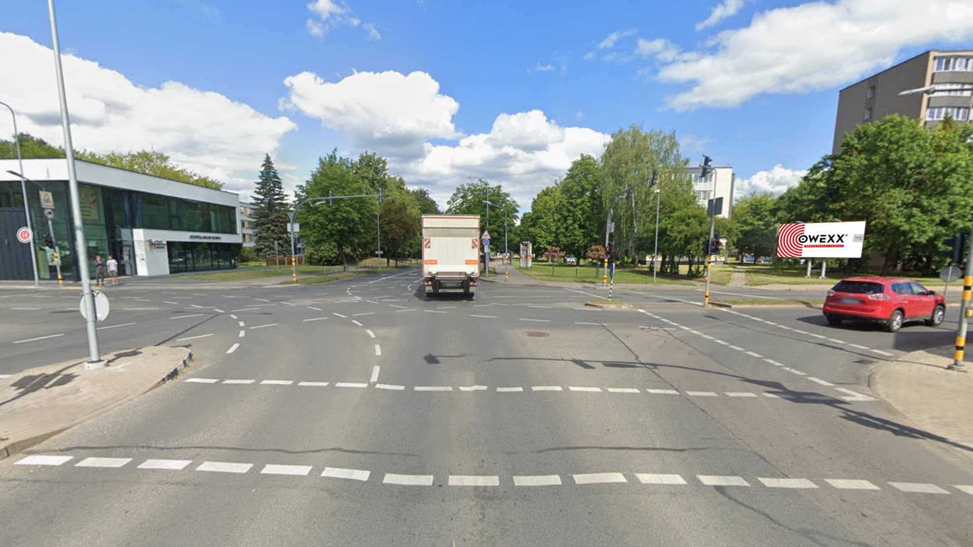 Panou publicitar – str. Aukštaičių - str. Ramygalos, Panevėžys
