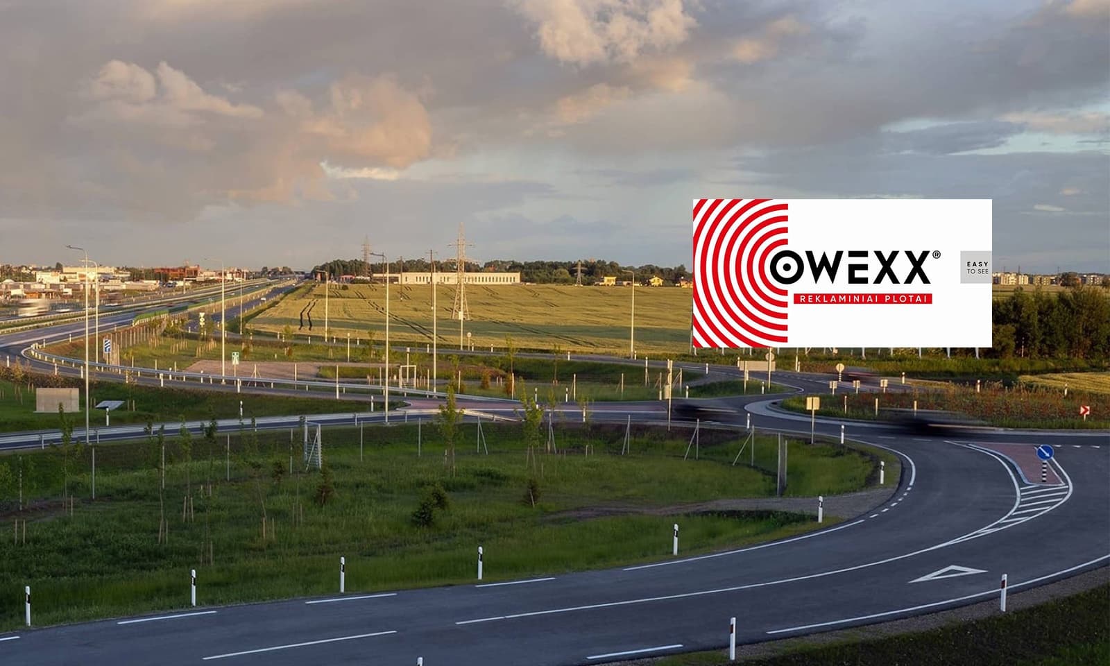 Reklamos stendas Automagistralė A1, Klaipėda - Kaunas (dešinėje pusėje), 105,8 km nuo Vilniaus