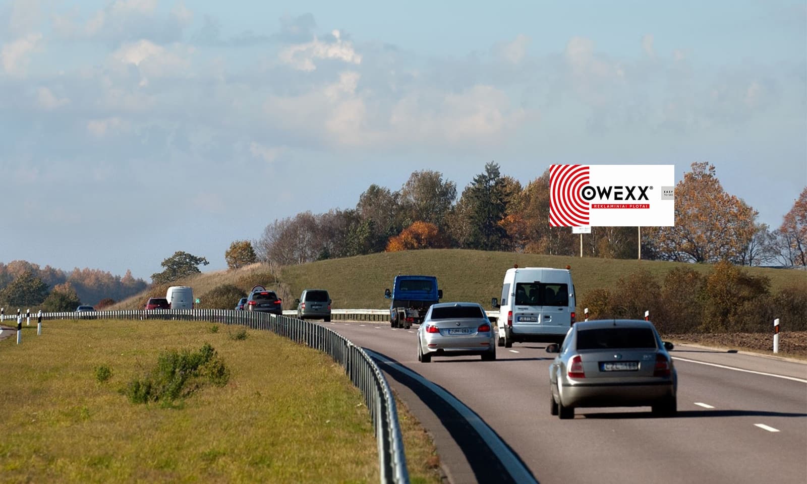 Reklamos plotas Automagistralė A1, Klaipėda - Kaunas (kairėje pusėje), 210 km nuo Vilniaus