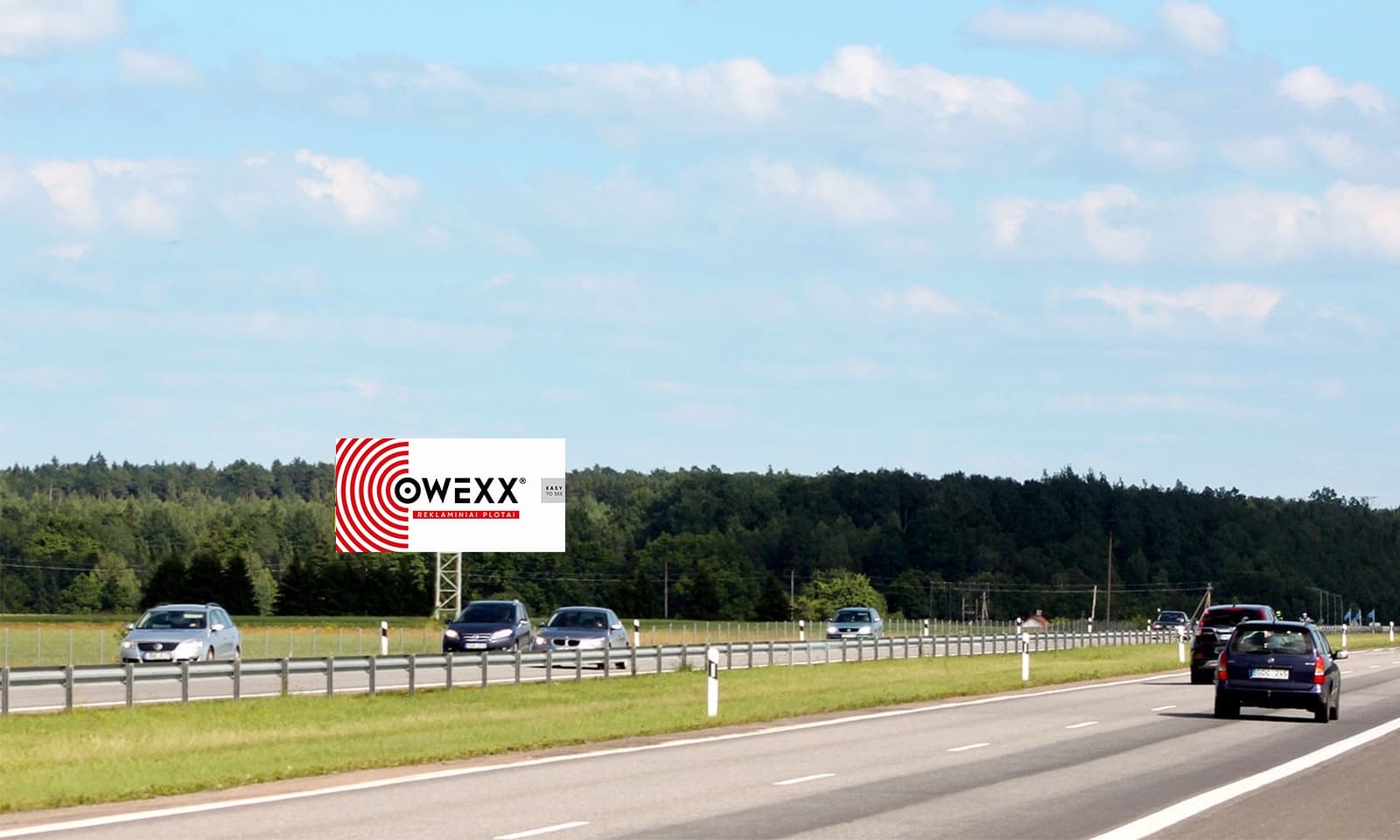 Reklamos stendas Automagistralė A1, Klaipėda - Kaunas (kaireje pusėje), 143 km nuo Vilniaus