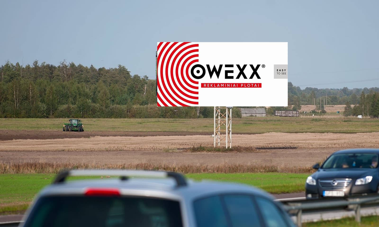 Reklamos stendas Automagistralė A1, Klaipėda - Kaunas (kairėje pusėje), 297 km nuo Vilniaus