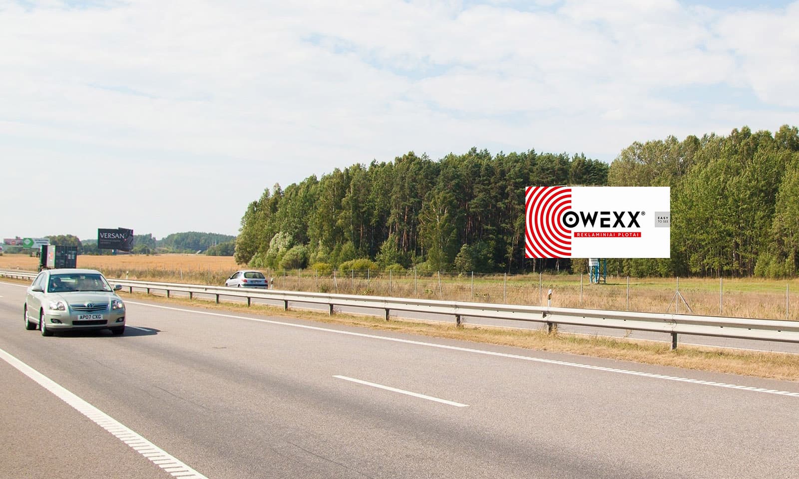 Automagistralė A1, Vilnius - Kaunas (dešinėje pusėje), 53,3 km nuo Vilniaus