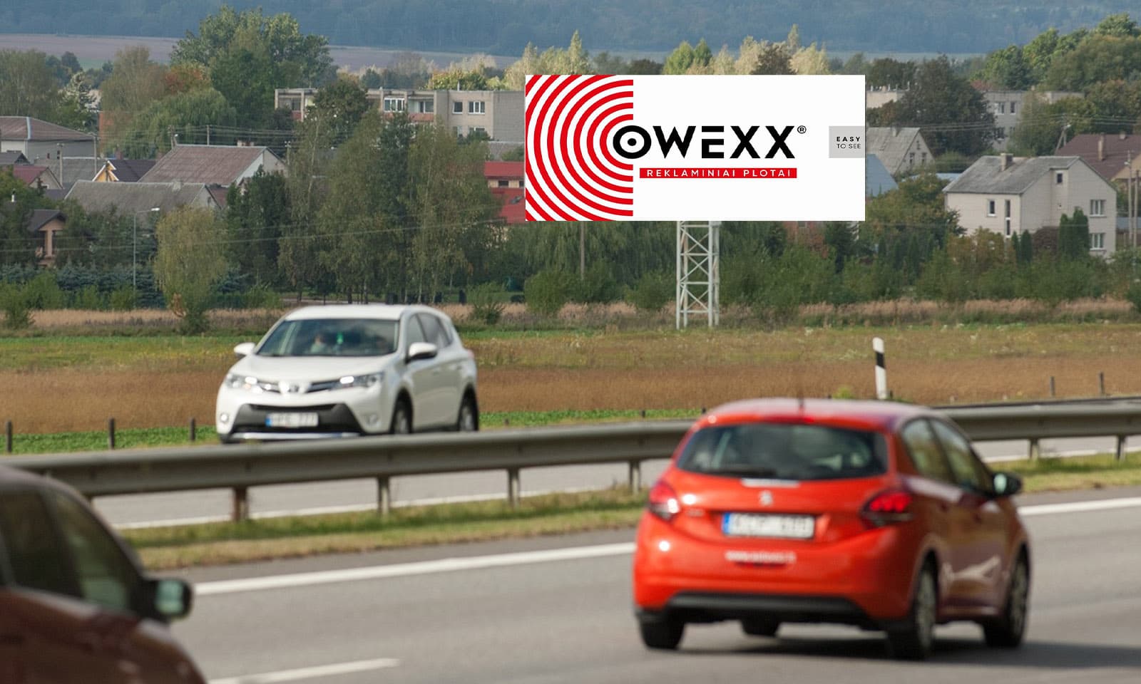 Automagistralė A1, Vilnius - Kaunas (kairėje pusėje), 61 km nuo Vilniaus