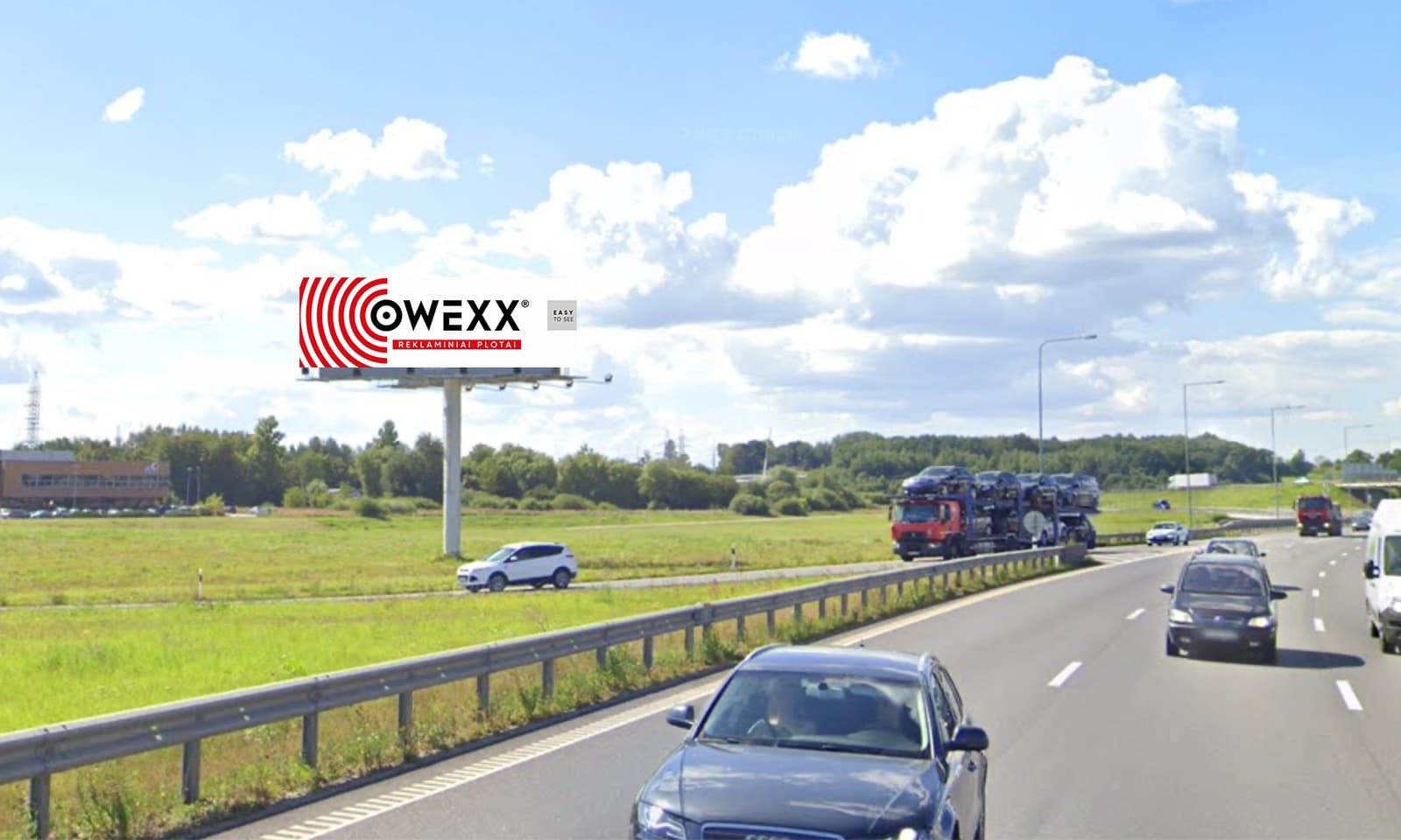 Reklamos stendas Islandijos ir Žemaičių pl. sankryža, nuo Vilniaus, Kaunas