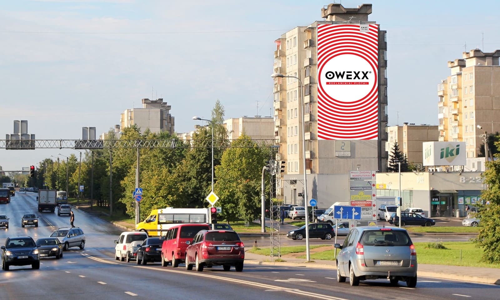 Reklamos stendas Jotvingių g. 2, Kaunas