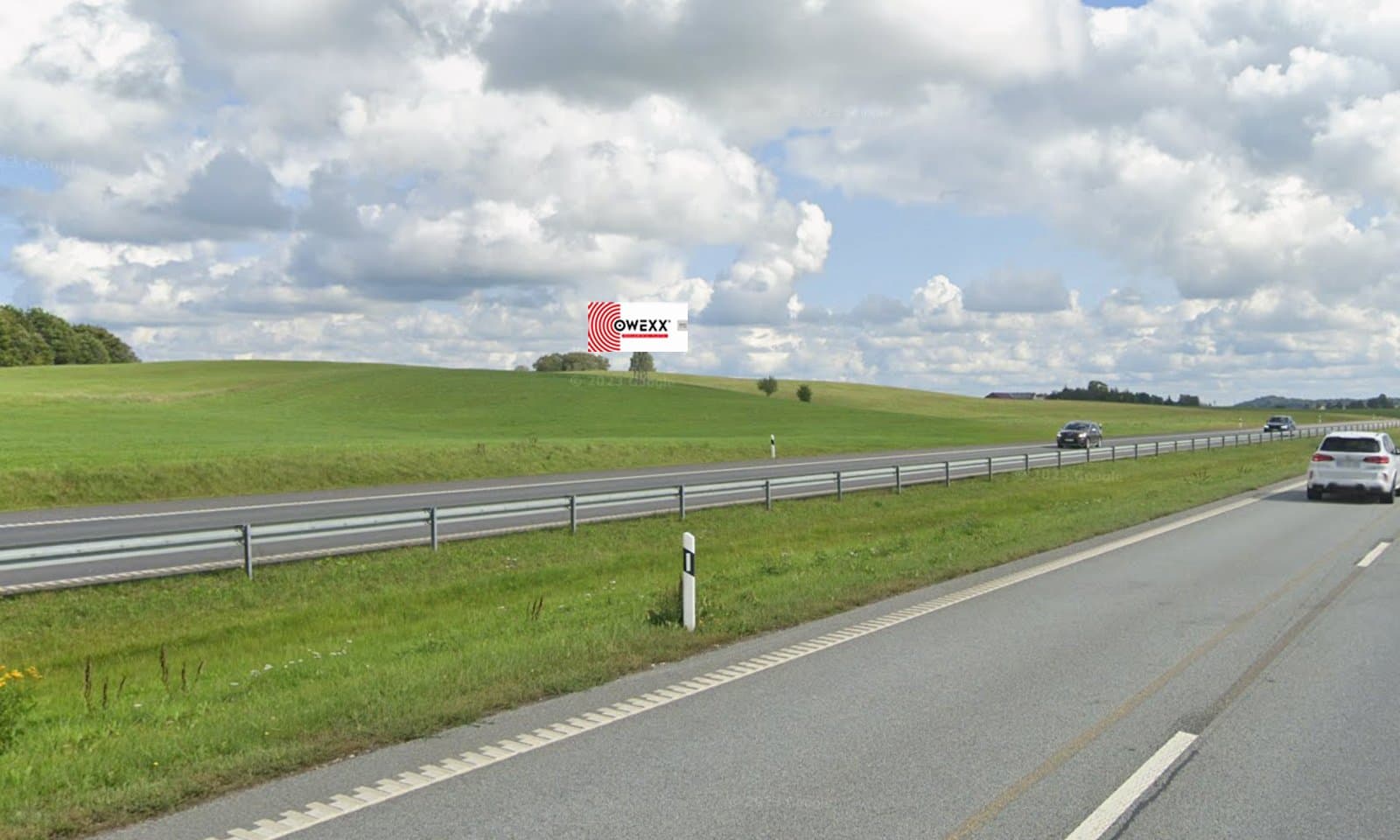 Reklamos stendas, Kaunas–Klaipėda 227km (K pusė)