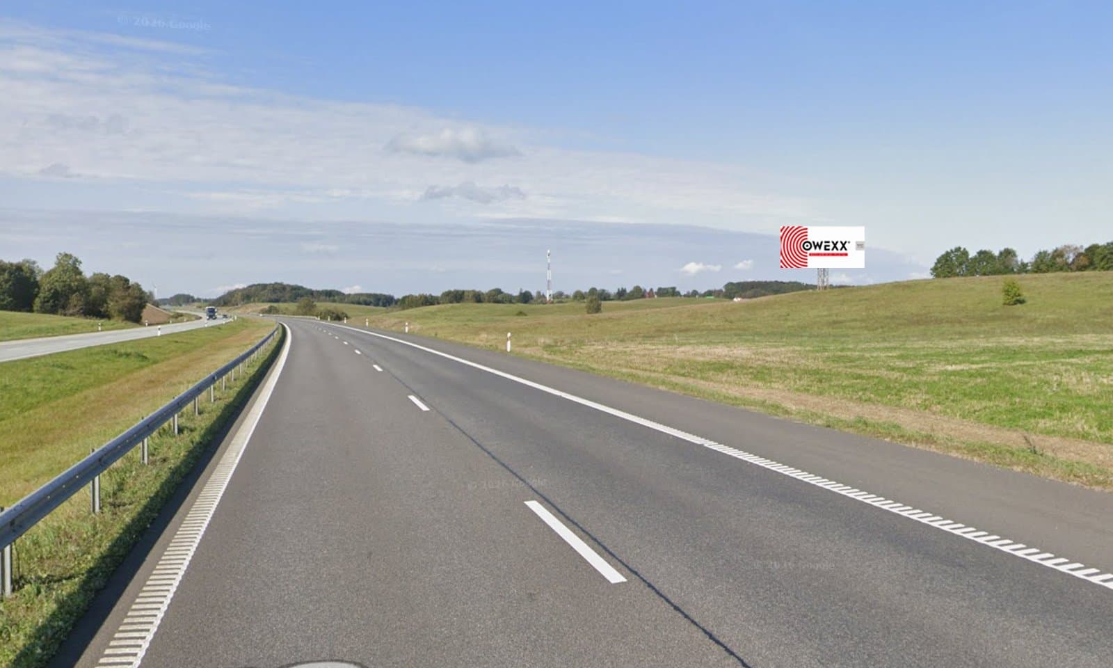 Reklamos stendas, Kaunas–Klaipėda 227km (D pusė)