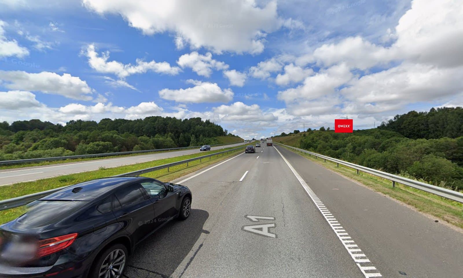 Reklamos stendas, Kaunas–Klaipėda 291km