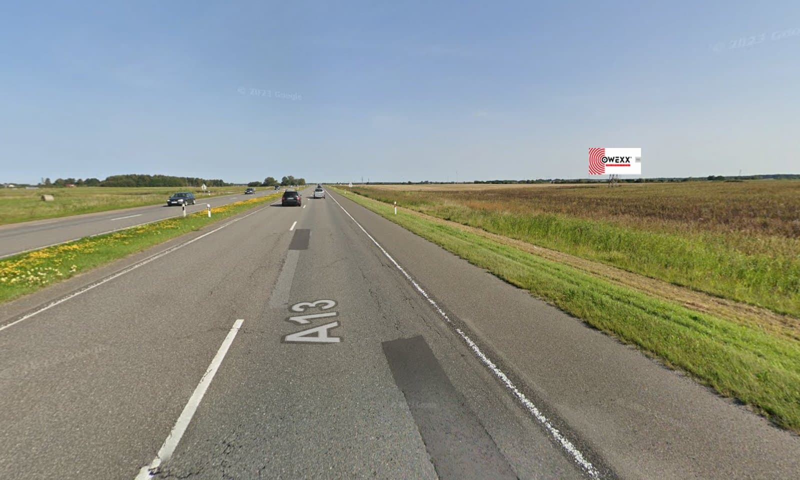 Reklamos stendas, Klaipėda–Palanga 21.5km (D pusė)
