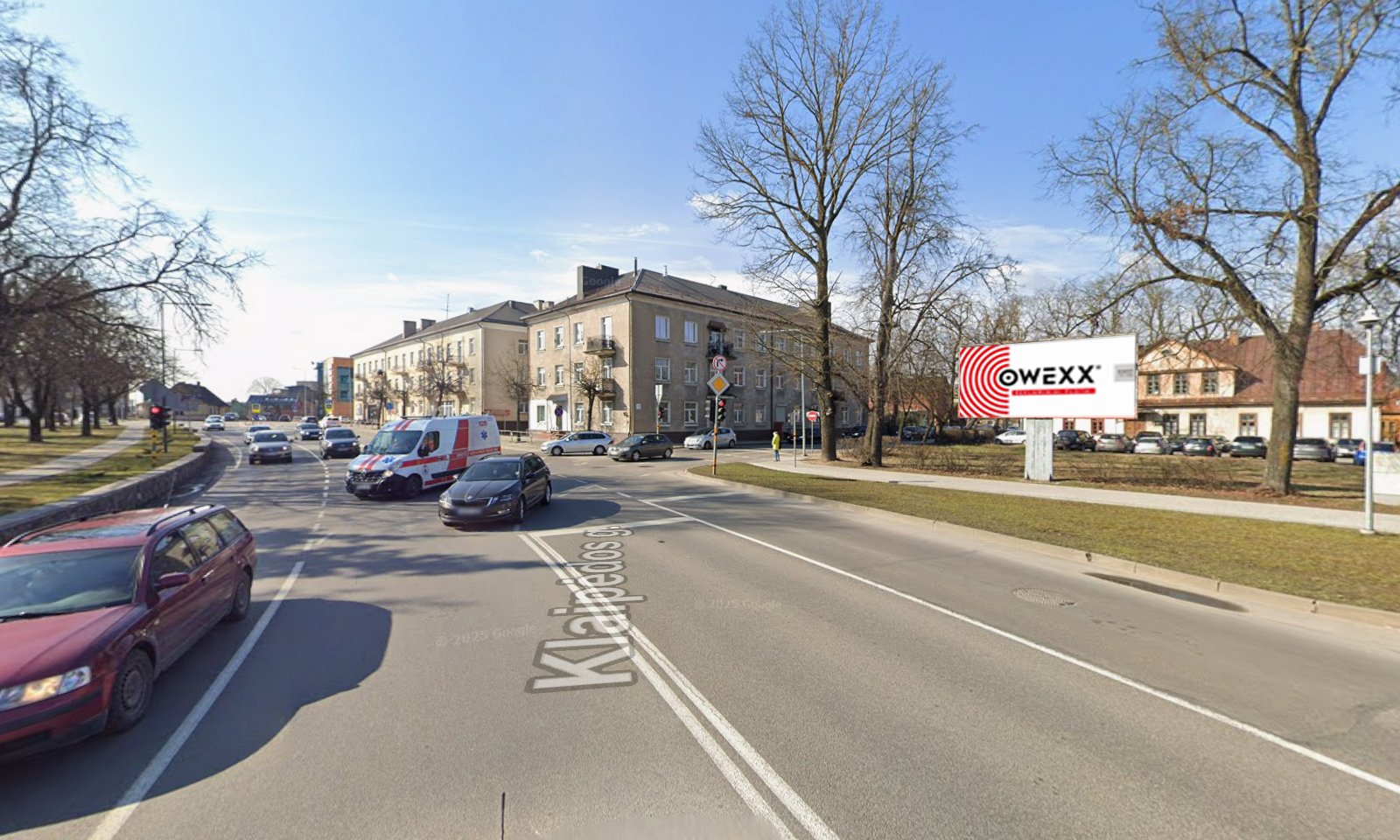 Reklamos stendas Klaipėdos g. ir A. Smetonos g. sankryža, Panevėžys