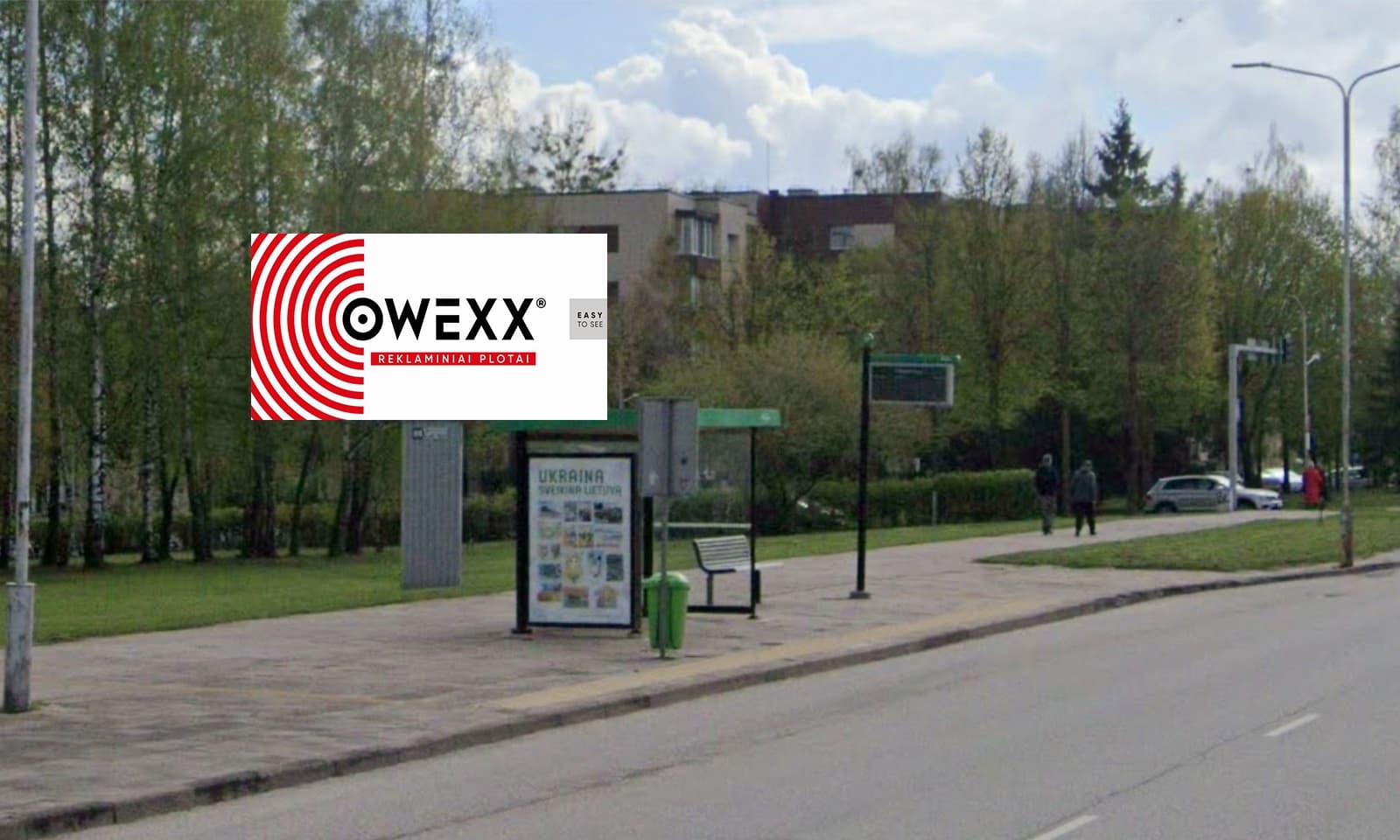 Reklamos stendas Likiškėlių g., link Statybininkų g., B pusė, Alytus