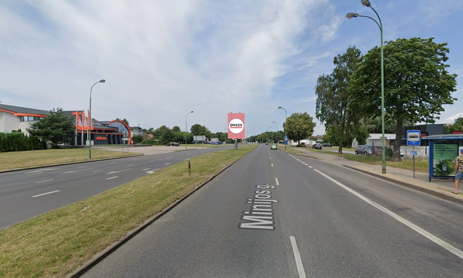 Panou publicitar pe str. Minijos, Klaipėda (partea B)