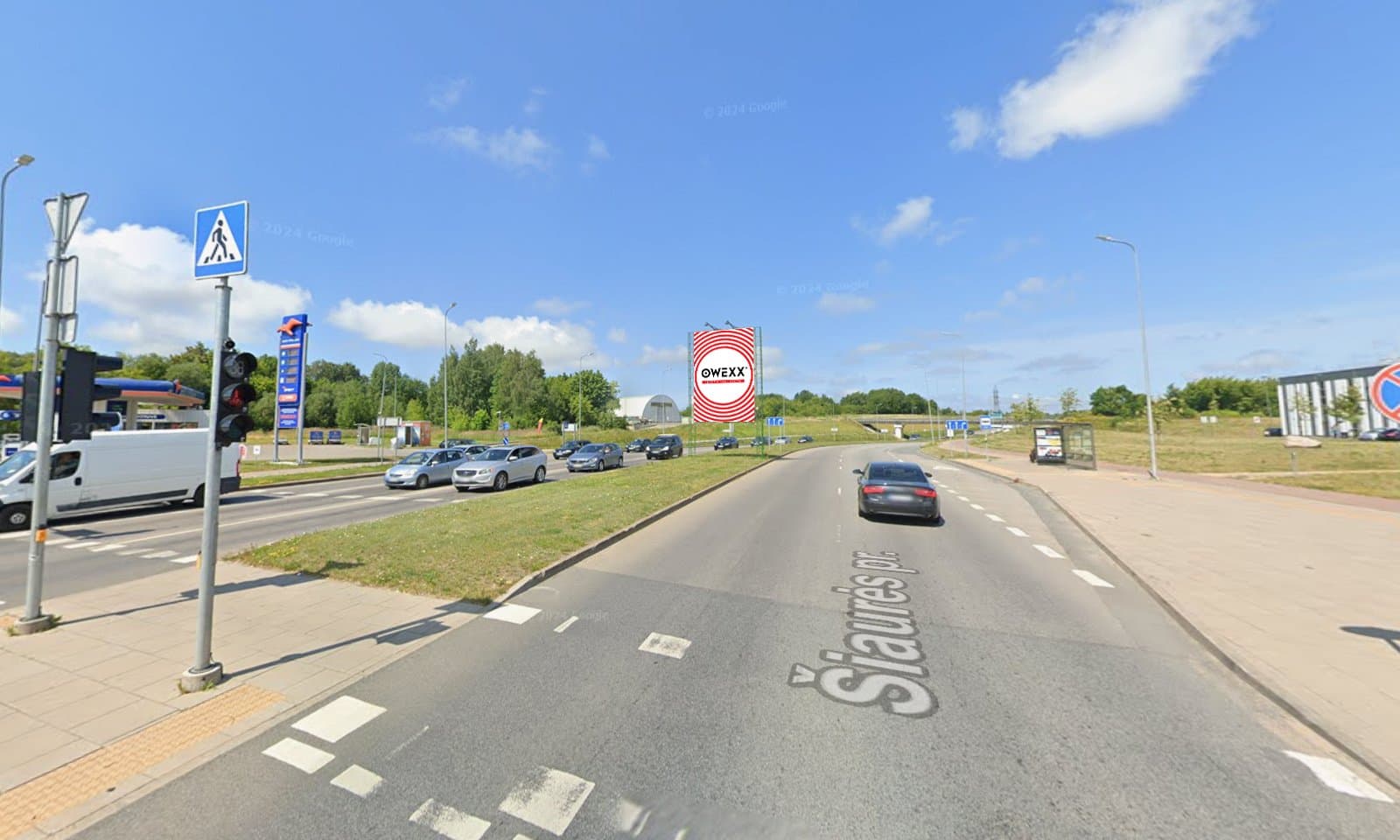 Panou publicitar pe Šiaurės pr., Klaipėda (partea B)