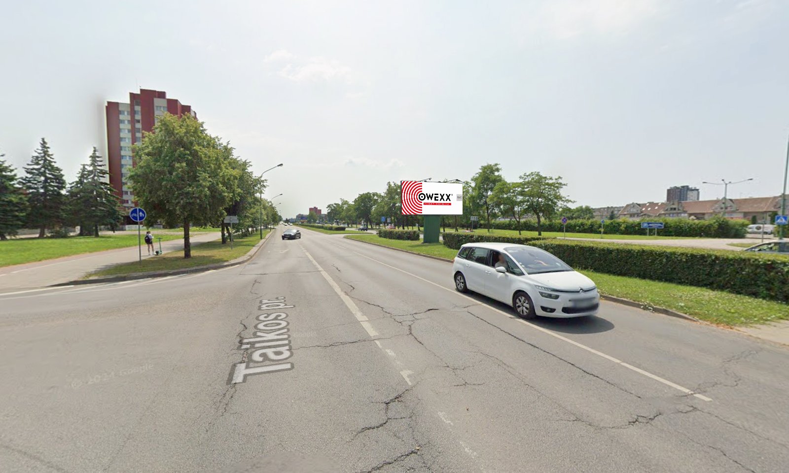 Panneau publicitaire Taikos pr. 105, Klaipėda (côté A) — Panneau publicitaire Klaipėda