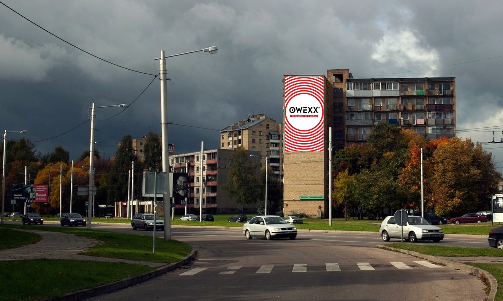 Reklamos stendas Taikos pr. 39, Kaunas — Reklamos stendas Kaunas