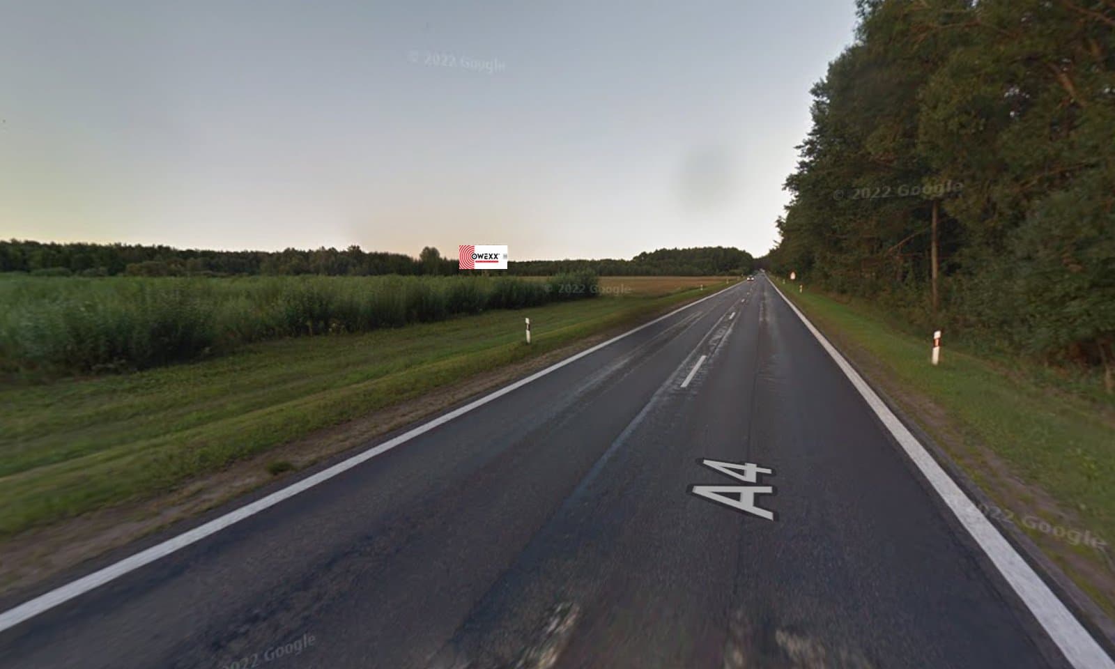 Reklamos stendas, Vilnius–Druskininkai 49km (K pusė)