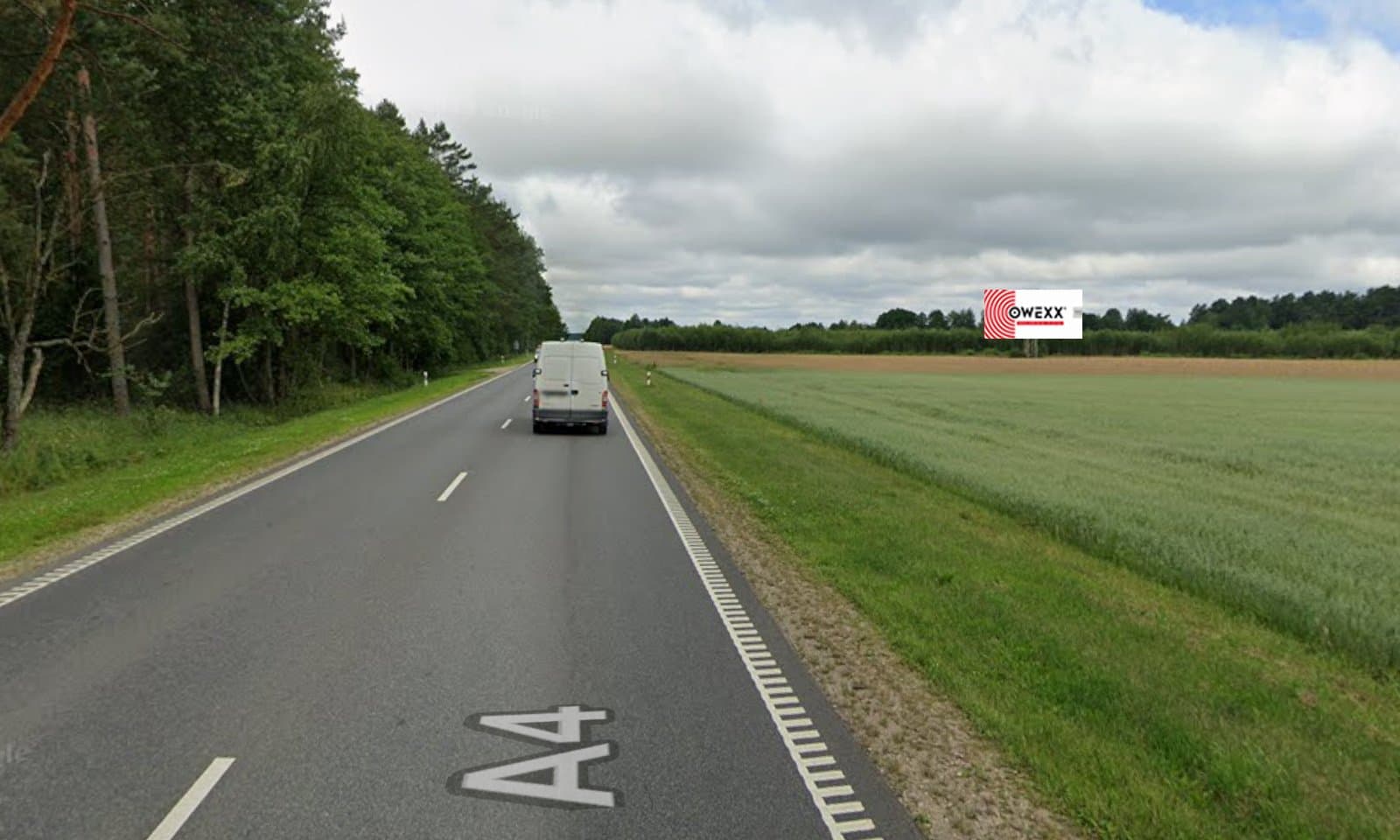 Reklamos stendas, Vilnius–Druskininkai 49km (D pusė)