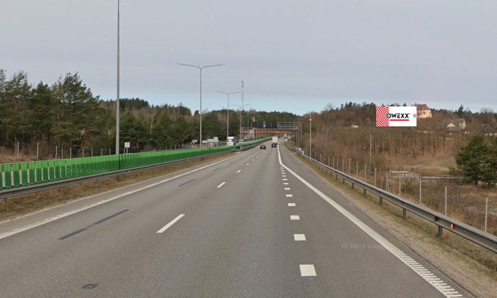 Reklamos stendas, Vilnius–Kaunas 25km — Reklamos stendas Pagrindiniai keliai