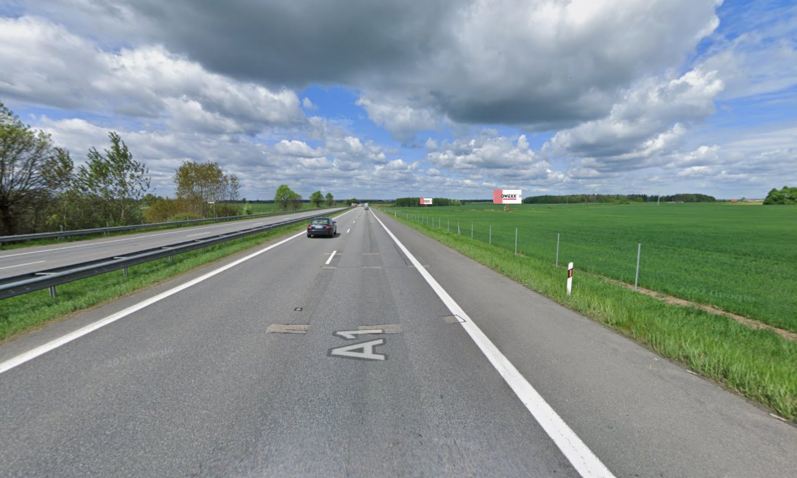 Reklamos stendas, Vilnius–Kaunas 73km — Reklamos stendas Pagrindiniai keliai