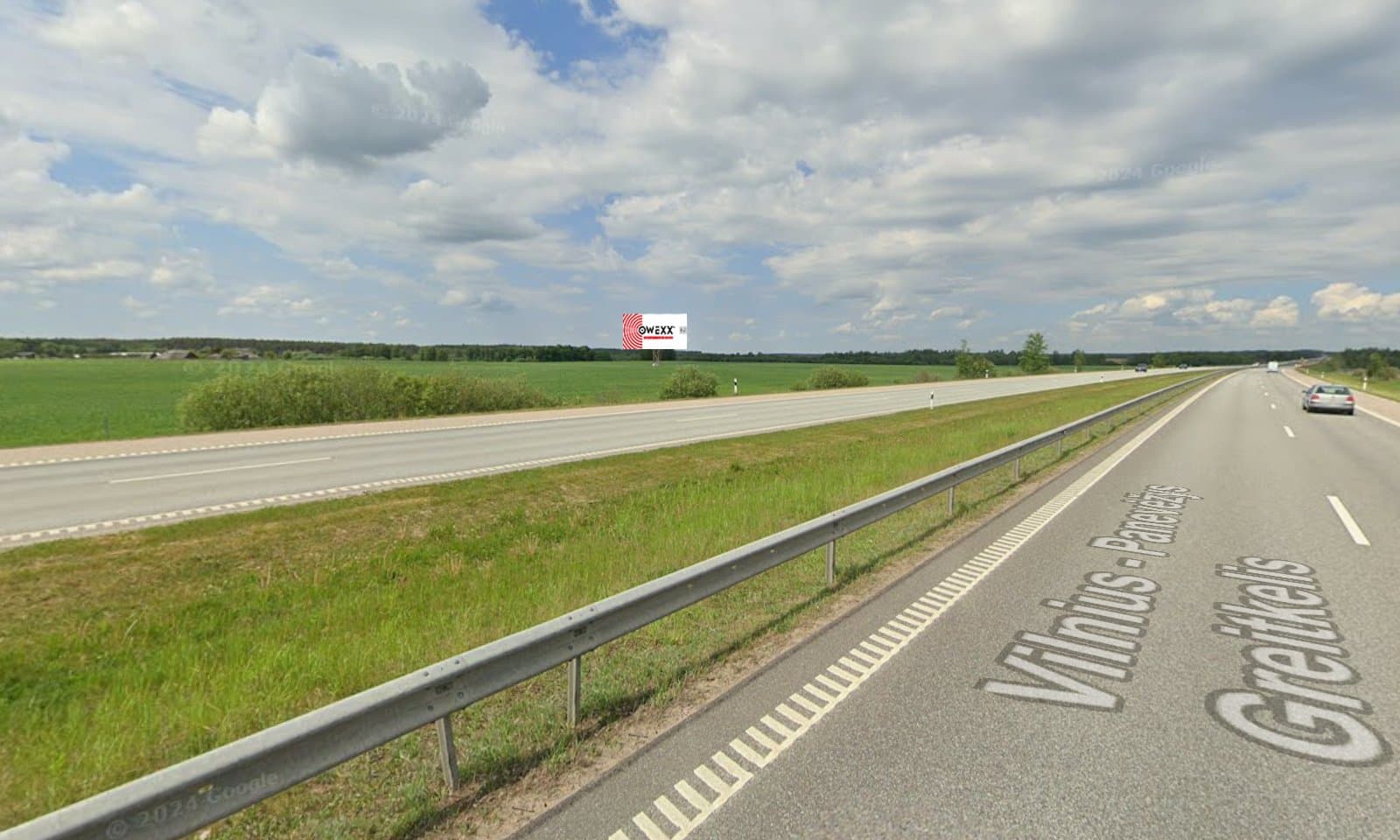 Reklamos stendas, Vilnius–Panevėžys 33km (K pusė)