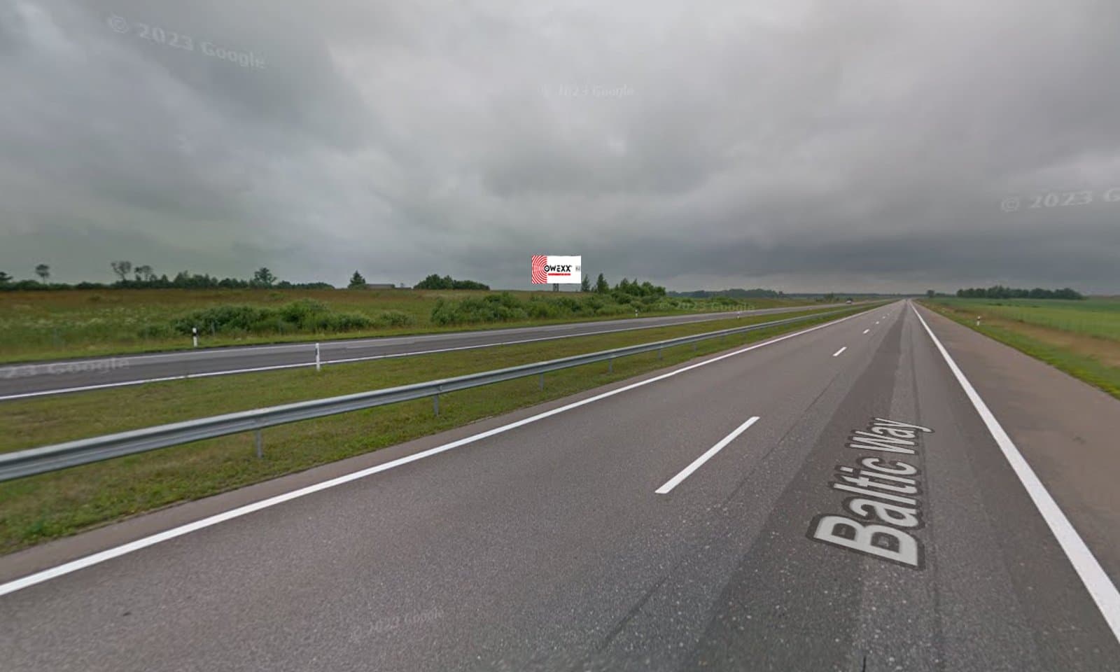 Reklamos stendas, Vilnius–Panevėžys 60km (K pusė)