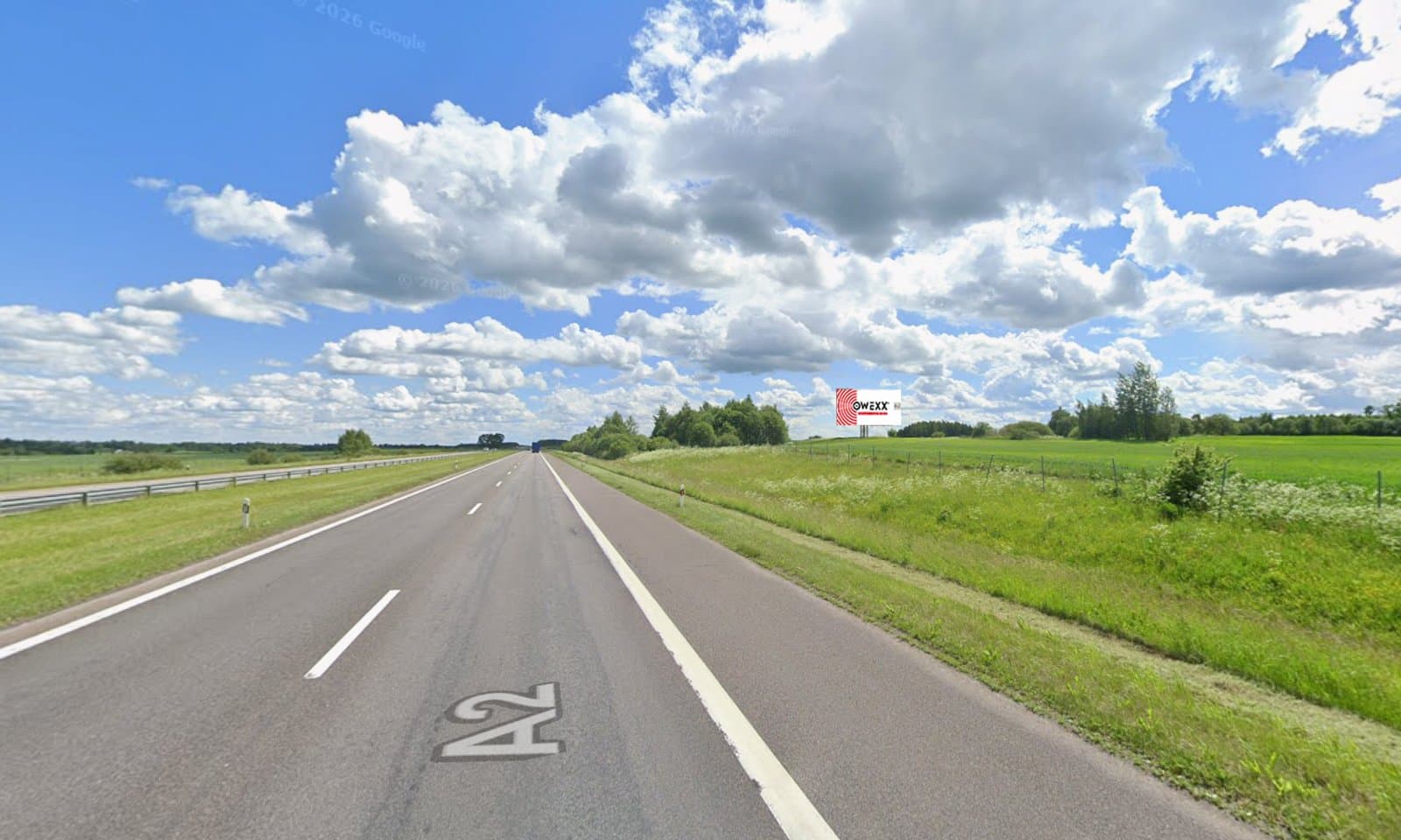 Reklamos stendas, Vilnius–Panevėžys 60km (D pusė)